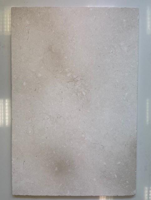 Classic Cream limestone flooring slab showing soft cream natural stone with subtle texture and light tonal variation