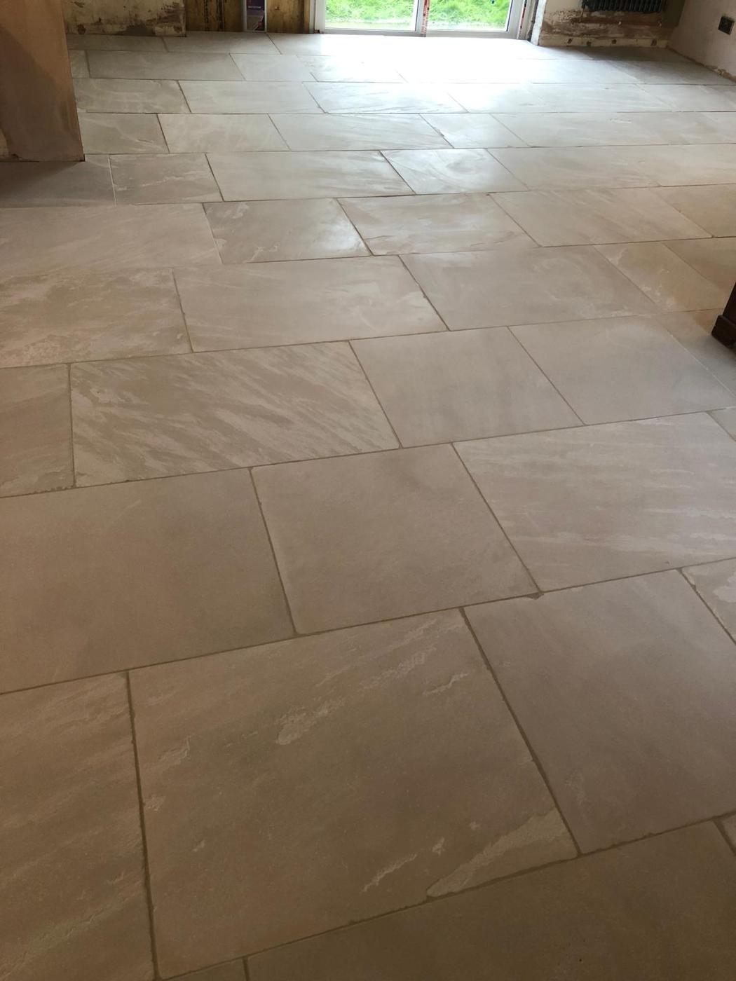 Goodward limestone floor installed in Gillingham, Dorset